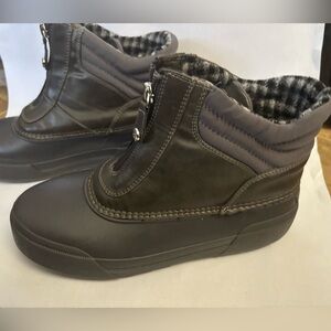 Easy Spirit Women's 8 Gray Leather Ankle Boots